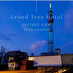 Grand Tree Skytree View Rooftop Asakusa Walk Apartment